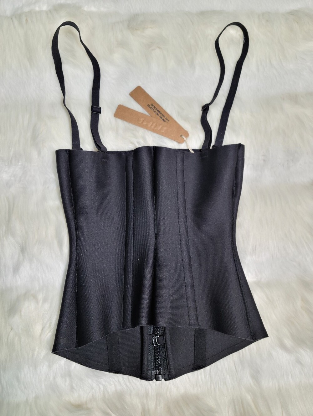 SKIMS Body Waist Cincher Black Onyx Medium NEW - Picture 2 of 6